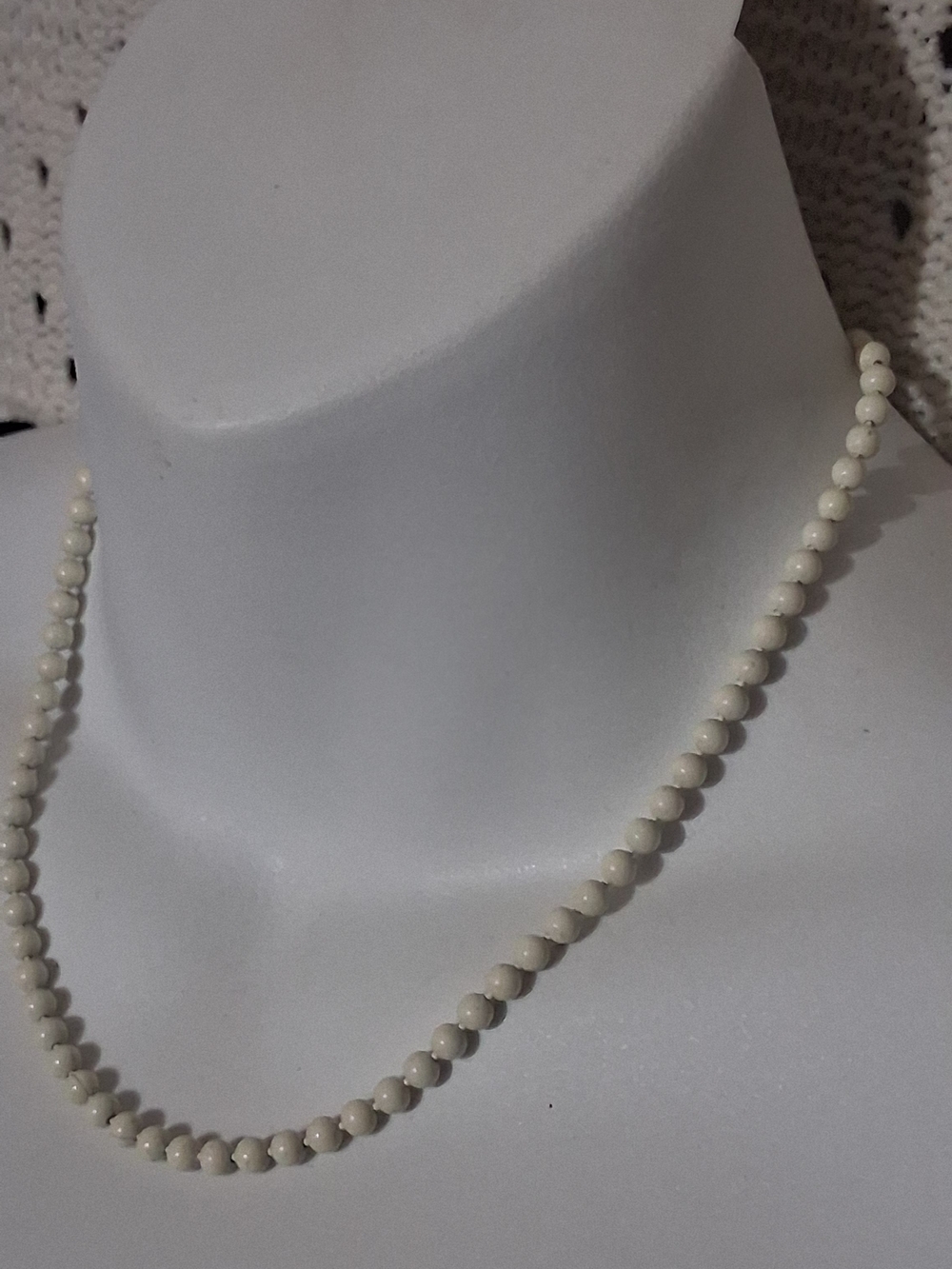 Classic Cream Bead Necklace - Timeless Women’s Jewelry